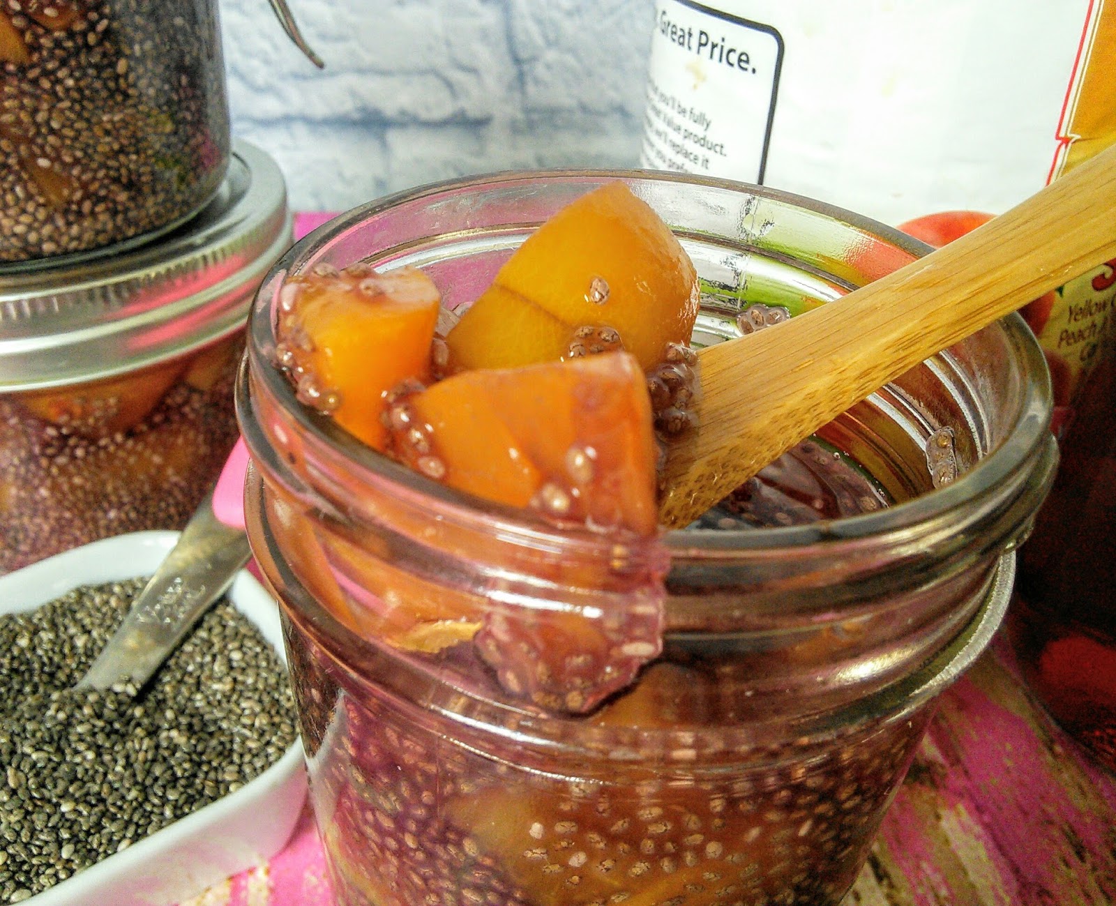 Fruit and Chia Peach Fruit Cup