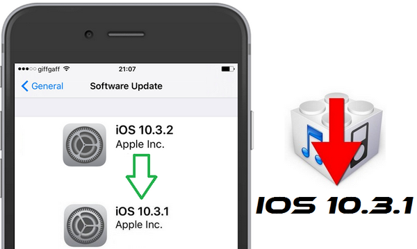 عمل رجوع من Ios 10 3 2 إلى Ios 10 3 1 للأيفون و الايباد