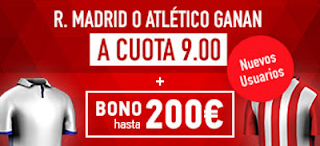 Supercuota 9 sportium Real Madrid vs Atletico + 200 euros liga 8 abril JRVM Supercuota 9 sportium Real Madrid vs Atletico + 200 euros liga 8 abril JRVM