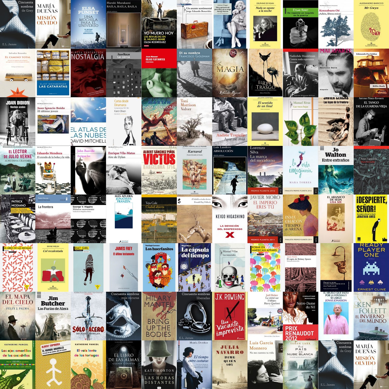 100 libros m�s vendidos