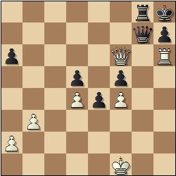 Partida de ajedrez Viladerbó vs. Pomar, Campeonato de España de 1946, posición después de 44.Th6