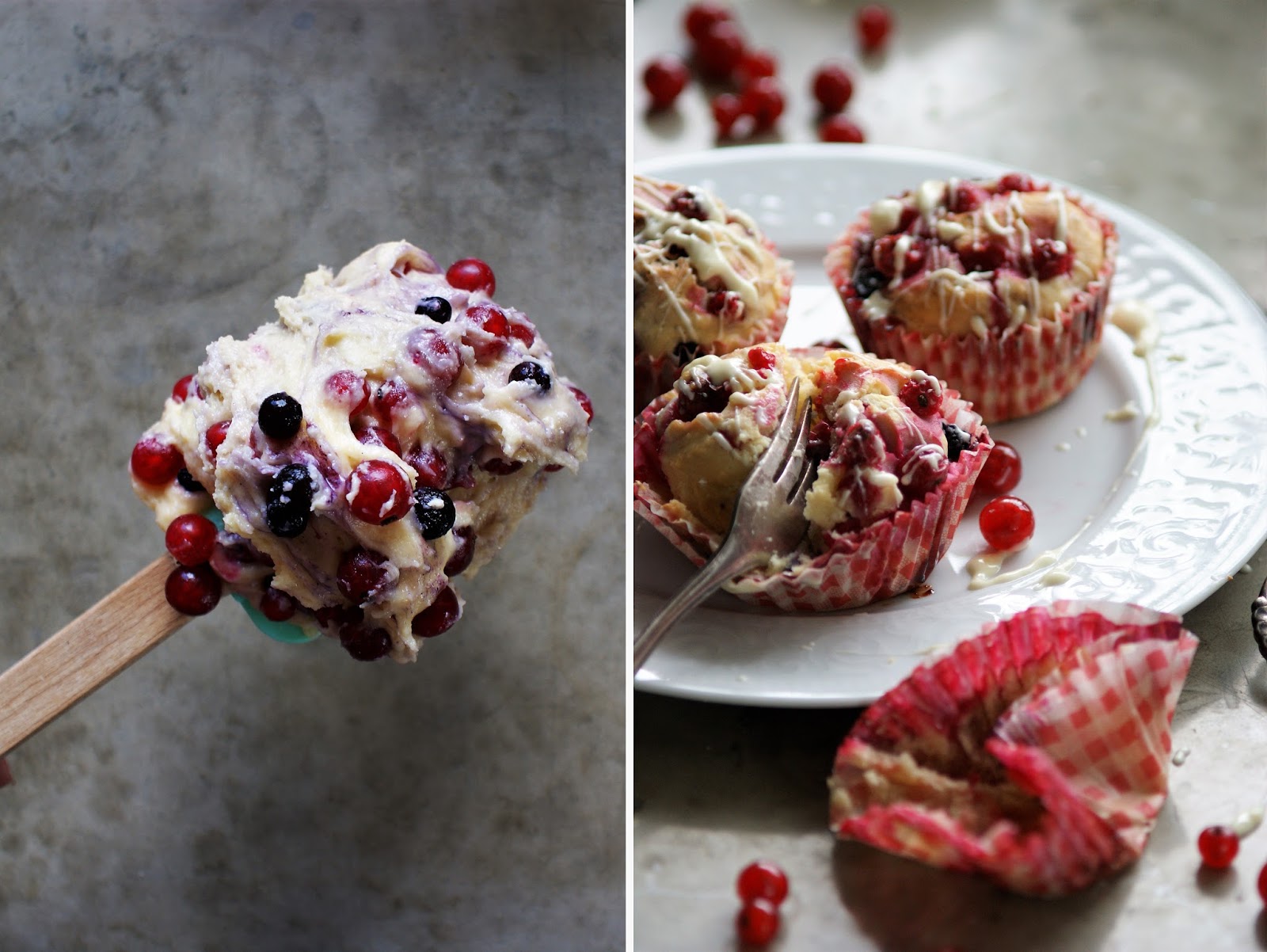 Cream Cheese Muffins mit Johannisbeeren - Papilio Maackii Cream Cheese Muffins mit Johannisbeeren - Papilio Maackii