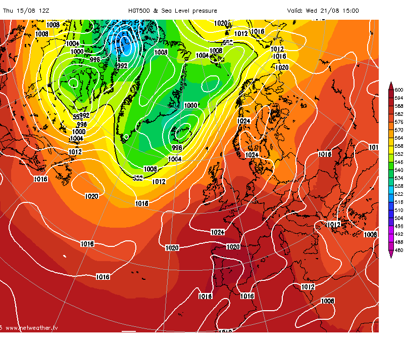 DutchWeather Op termijn nogmaals 25 graden DutchWeather Op termijn nogmaals 25 graden