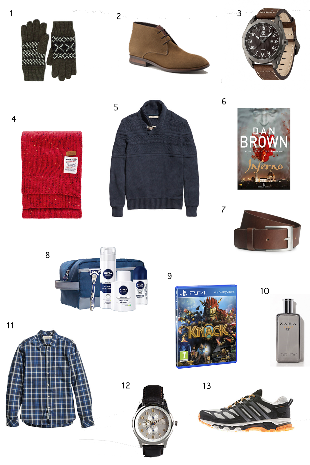 Snow White's Glow: Sugestões de prendas de Natal | Prendas para rapaz/homem