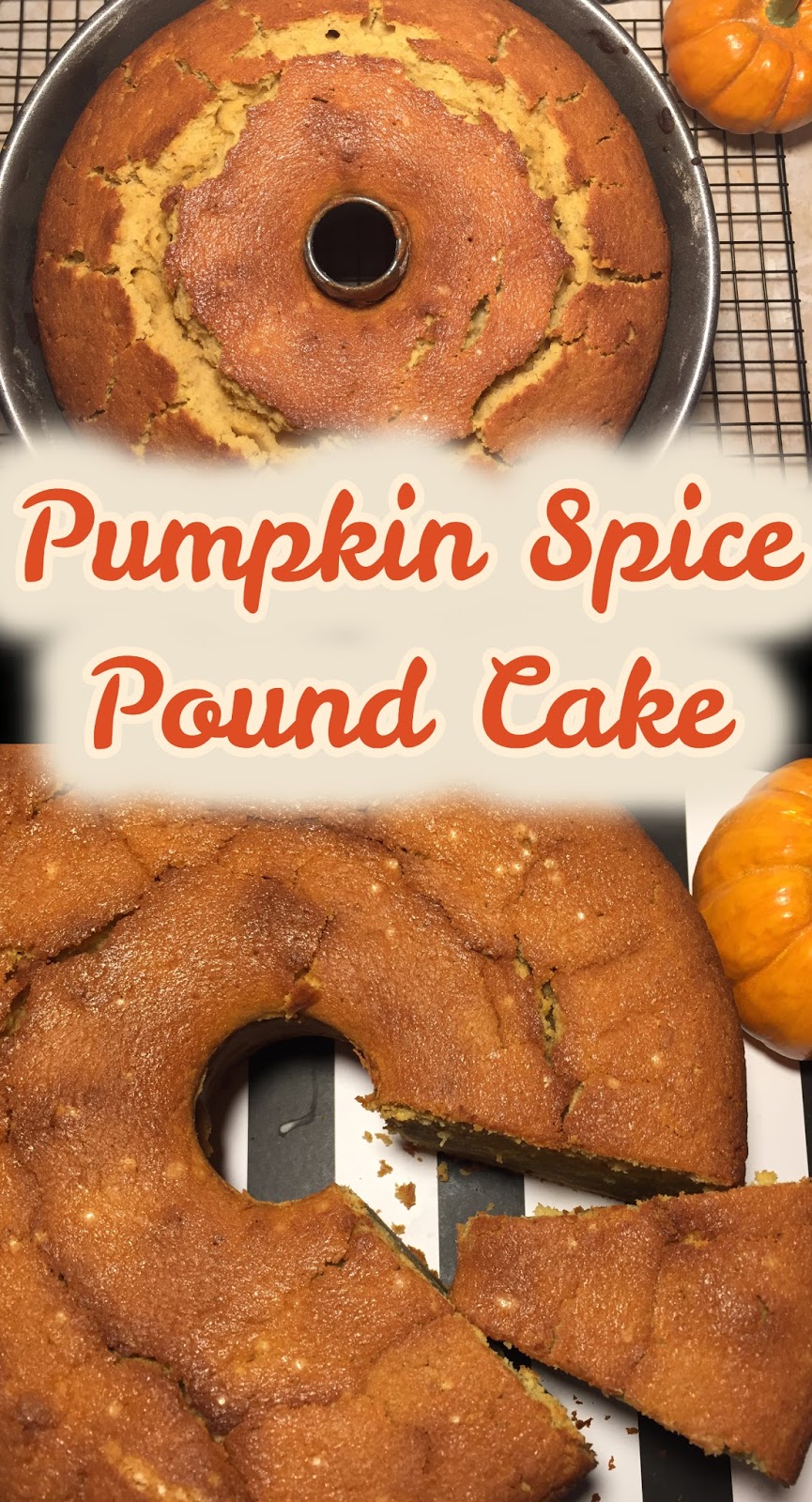 Pumpkin Spice Pound Cake