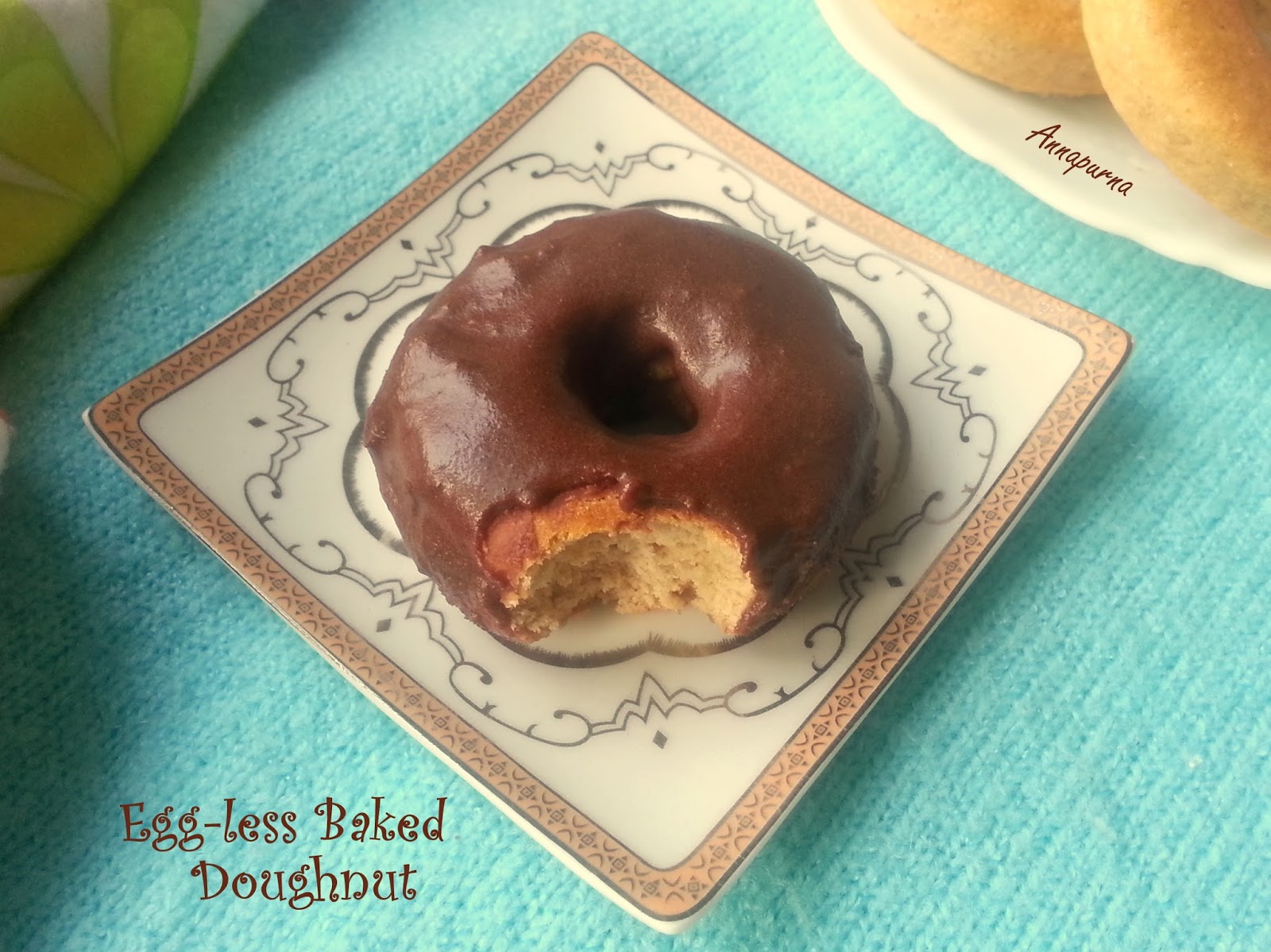 Annapurna Eggless Whole Wheat Flour Baked Doughnut Recipe Without Yeast
