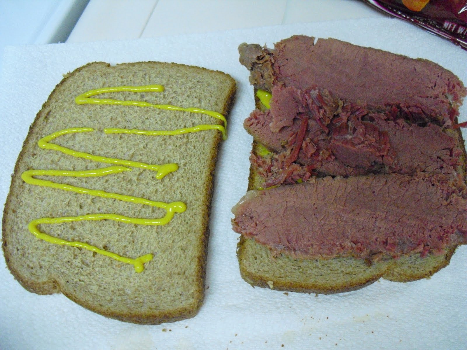 A Tale of 2 Foodies Corned Beef Sandwich