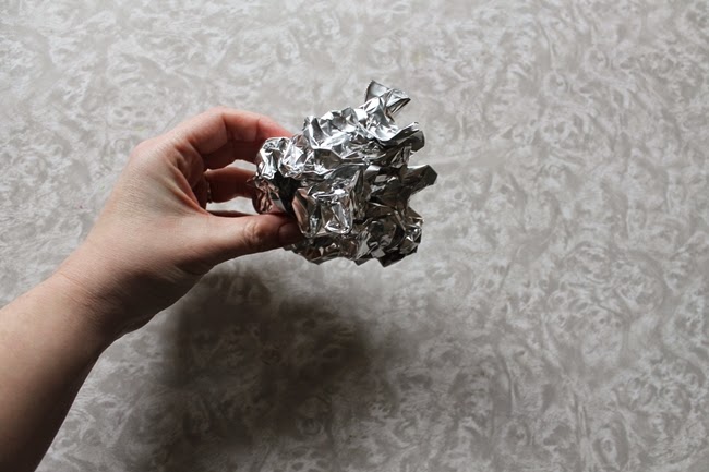 ball of aluminum foil