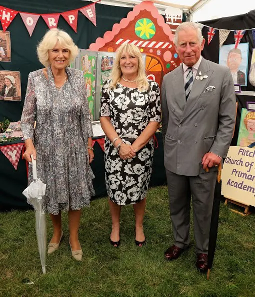 Prince Charles, Prince of Wales and Camilla, Duchess of Cornwall visit Sandringham Flower Show 2016