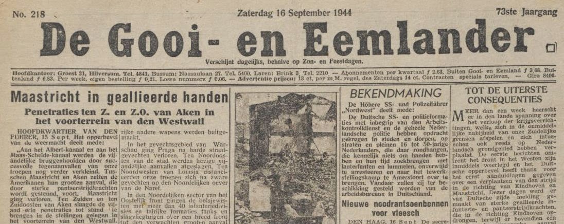 Richard's geneaweblog: Wat gebeurde er op 16 september 1944