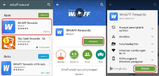 Install Whaff di Android