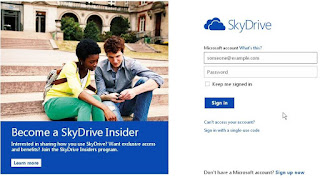 Cara Membuat Akun SkyDrive Microsoft 7 GB FREE