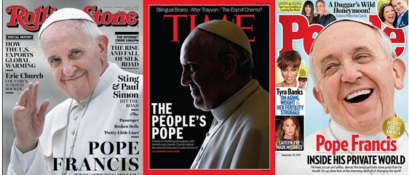 Portadas de Revista con el Papa Francisco