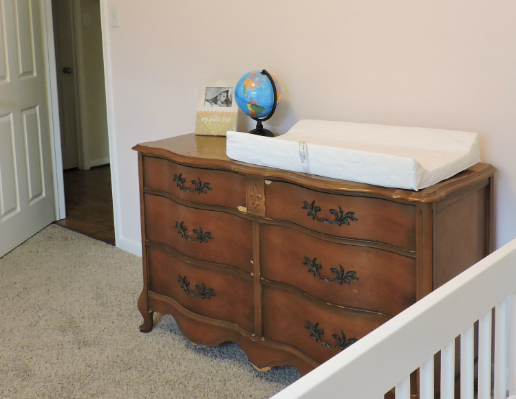 stormieariel Baby Girl Nursery Dresser & Shelves