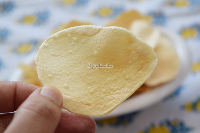 Sun Dried Potato Chips  Homestyle Crispy Aloo Wafers - Magic of Indian Rasoi