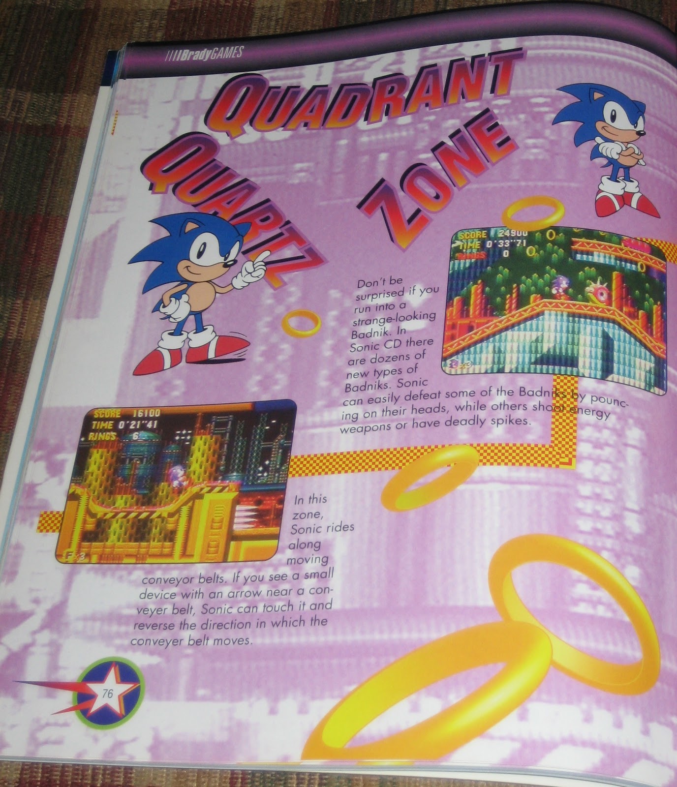Sega Memories Sonic CD's Secret Strategy Guide