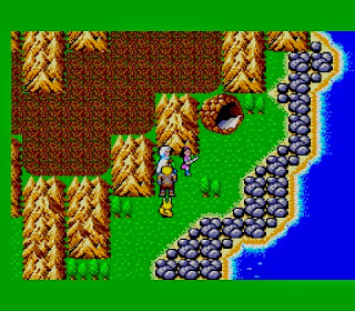 Phantasy Star - Lava, costa y cueva