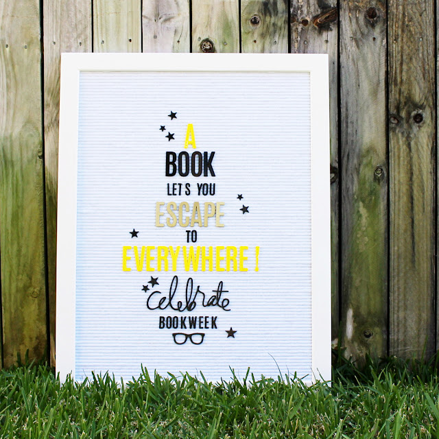 Heidi Swapp Letterboard celebrates book week Heidi Swapp Letterboard