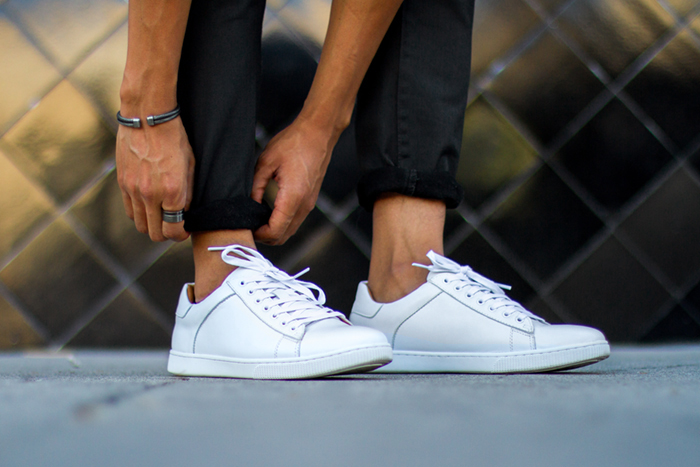 steve madden movement sneaker white