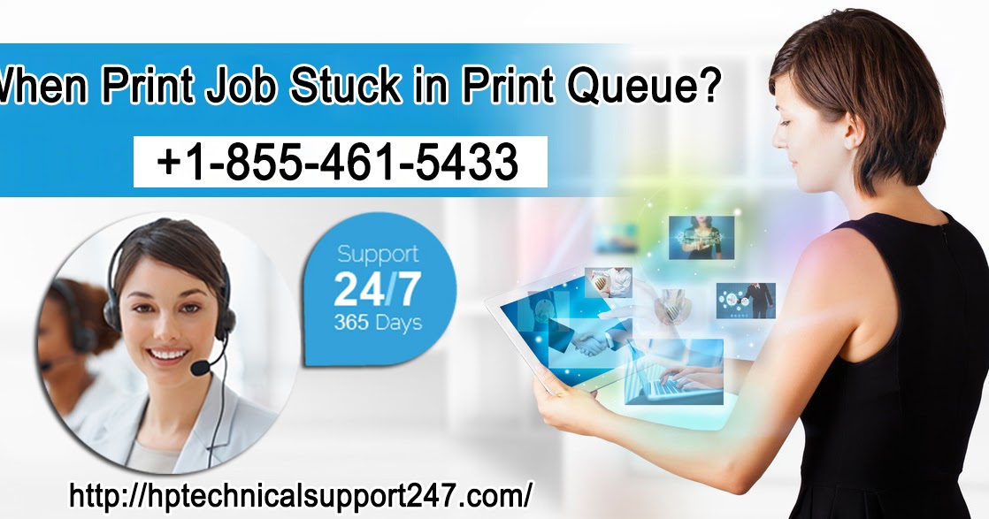 Tech Support Help Services How to Fix HP Printer When Print Job Stuck