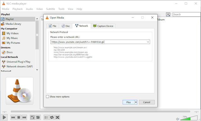 Cara Menonton Video Youtube Melalui VLC Media Player