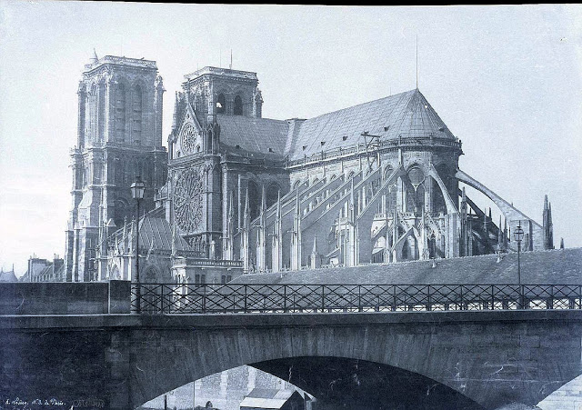 Fotografías antiguas de Notre Dame en el siglo XIX