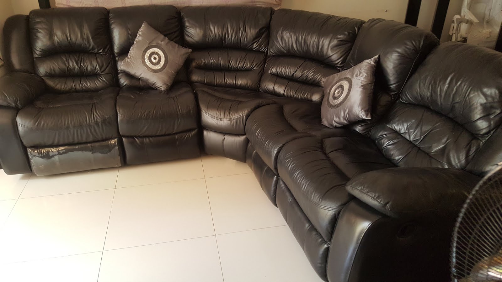 pure leather sofa in dubai