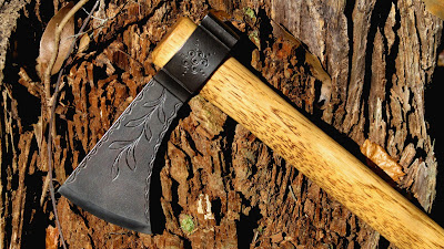 Albert Rasch, Custom Handmade Tomahawk, Iroquois Tomahawk