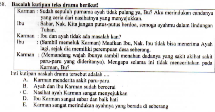 Contoh Naskah Drama Beserta Unsur Intrinsiknya Berbagai