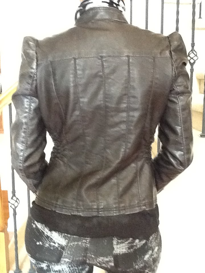 Fashion And Whatever I Like: One Of My Fav Faux Leather Jackets..
