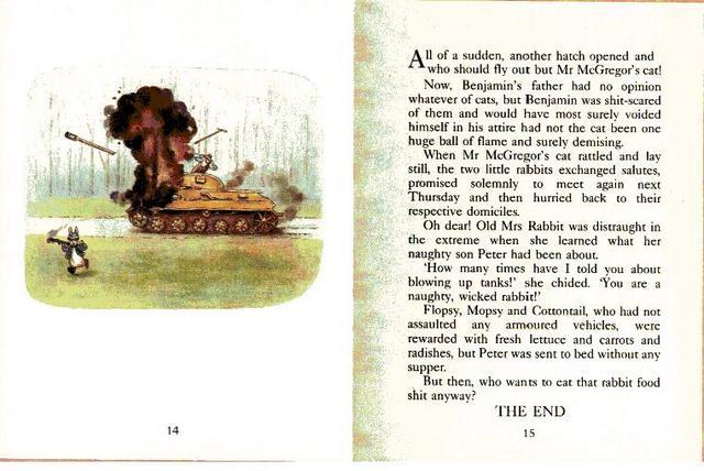 Pitsnipes Gripes: Peter Rabbit Tank Killer