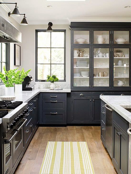 Designing Home: Thoughts on choosing dark kitchen cabinets