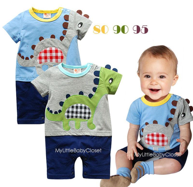 My Little Baby Closet New Arrival Cute Dinosaur Baby Romper