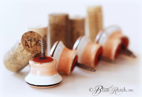 Vintage Pump Organ Knobs Turned Wine Stoppers Bliss-Ranch
