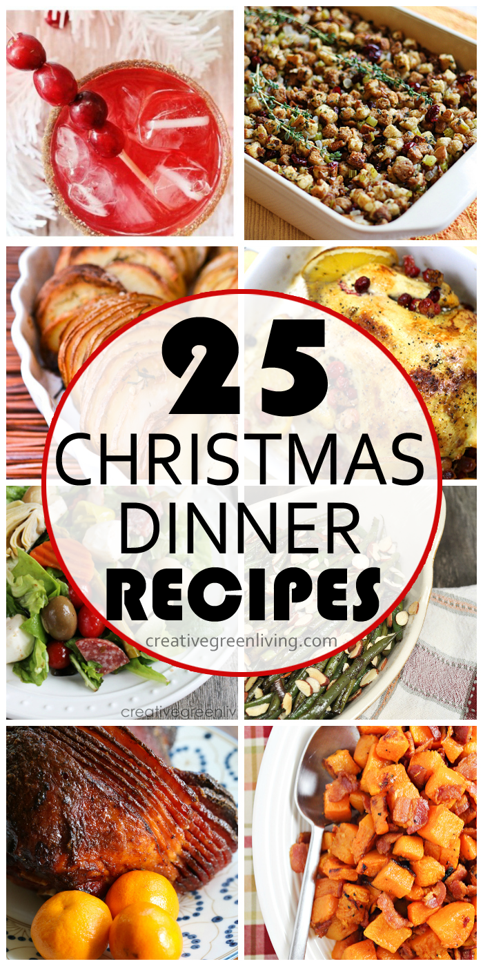 The Ultimate Christmas Dinner Recipe Guide! - Creative Green Living