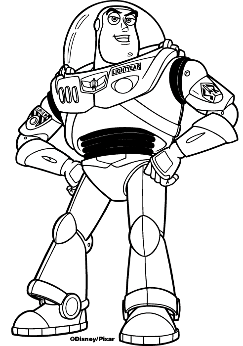 Free Coloring Pages Etyho Toy Story Coloring Pages Buzz Lightyear Picture