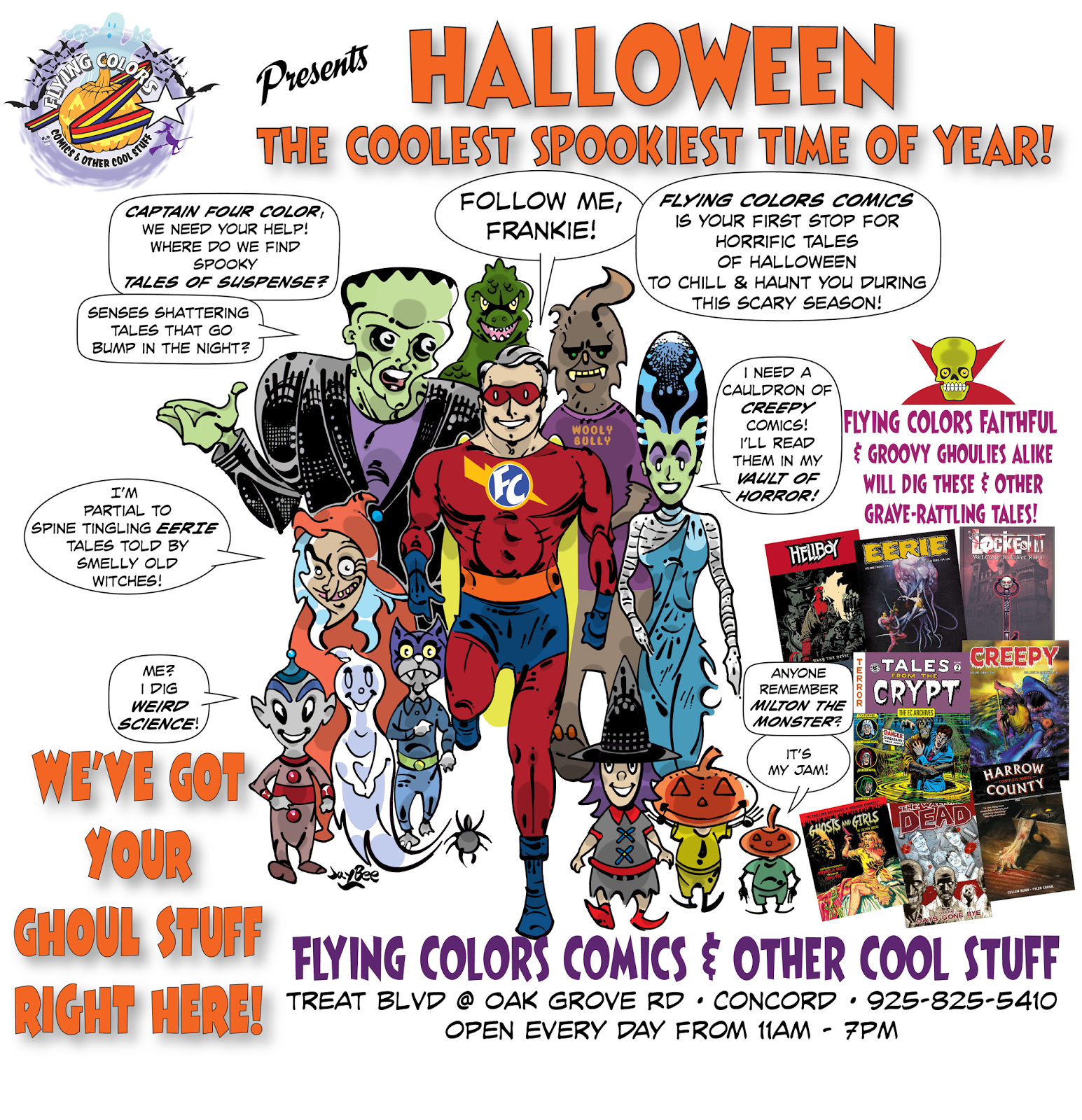 Flying Colors News and Views Halloween ComicFest Saturday October 29