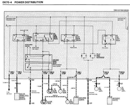 repair-manuals: BMW M3 1990 Electrical Repair 2011 international wiring diagram lights 