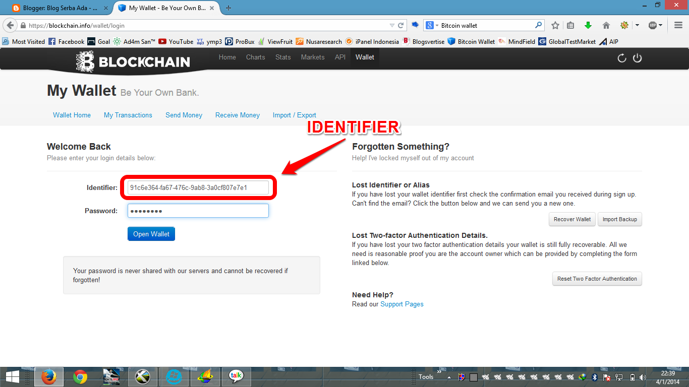 идентификатор кошелька