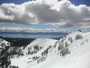 LAKE TAHOE FROM ALPINE MEADOWS