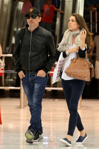 Charlotte Casiraghi and Gad Elmaleh were seen at the airport of Orly in Paris