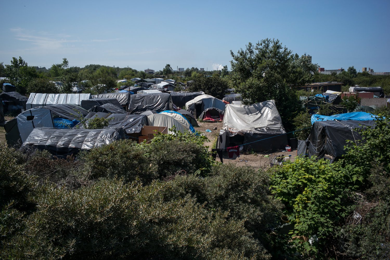 Refugees's camp in France ( Calais)