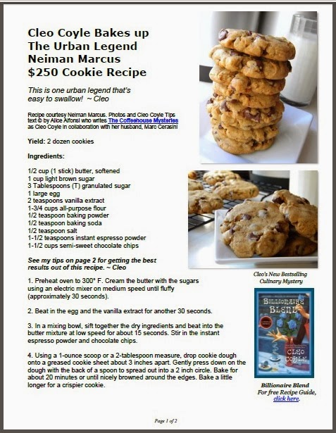 http://www.coffeehousemystery.com/userfiles/file/Cleo-Coyle_Chocolate-Chip-Urban-Cookies.pdf