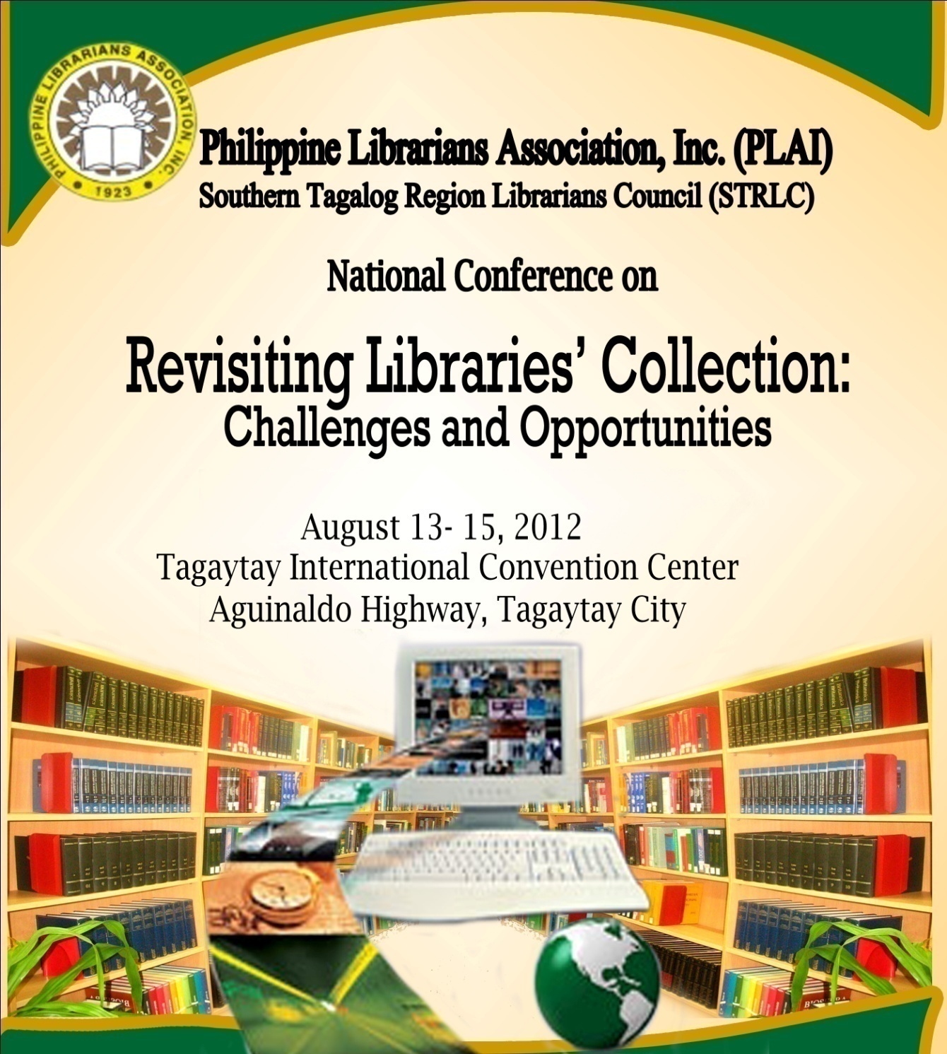 Plai Southern Tagalog Region Librarians Council August 2012
