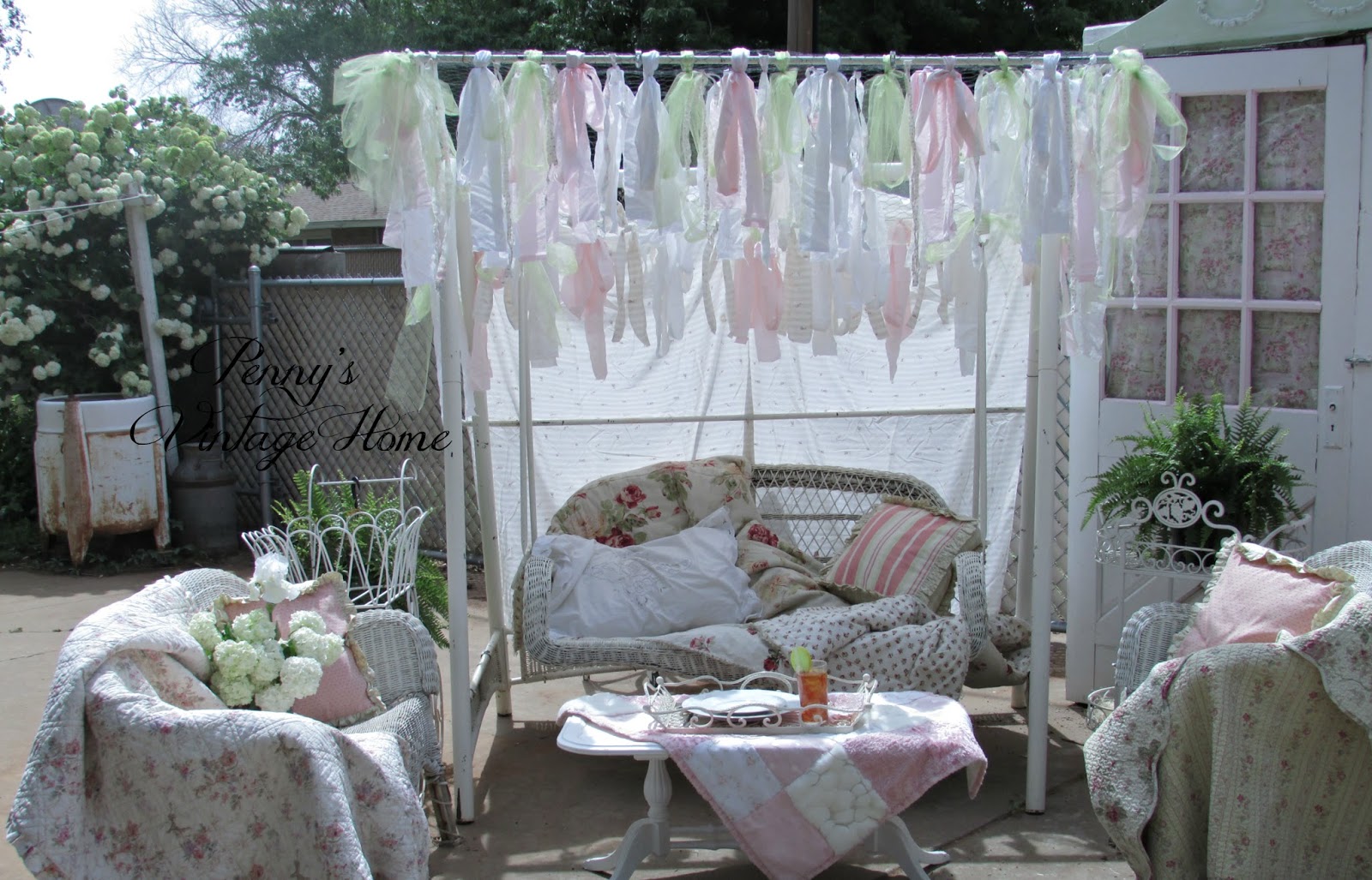 Penny's Vintage Home: Affordable Patio Cushions
