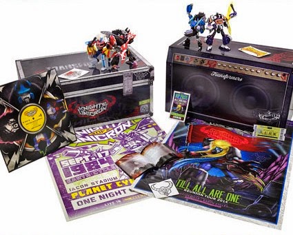 San Diego Comic-Con 2014 Exclusive “Knights of Unicorn” Transformers 30thAnniversary Tour Edition Action Figure Box Set and Packaging