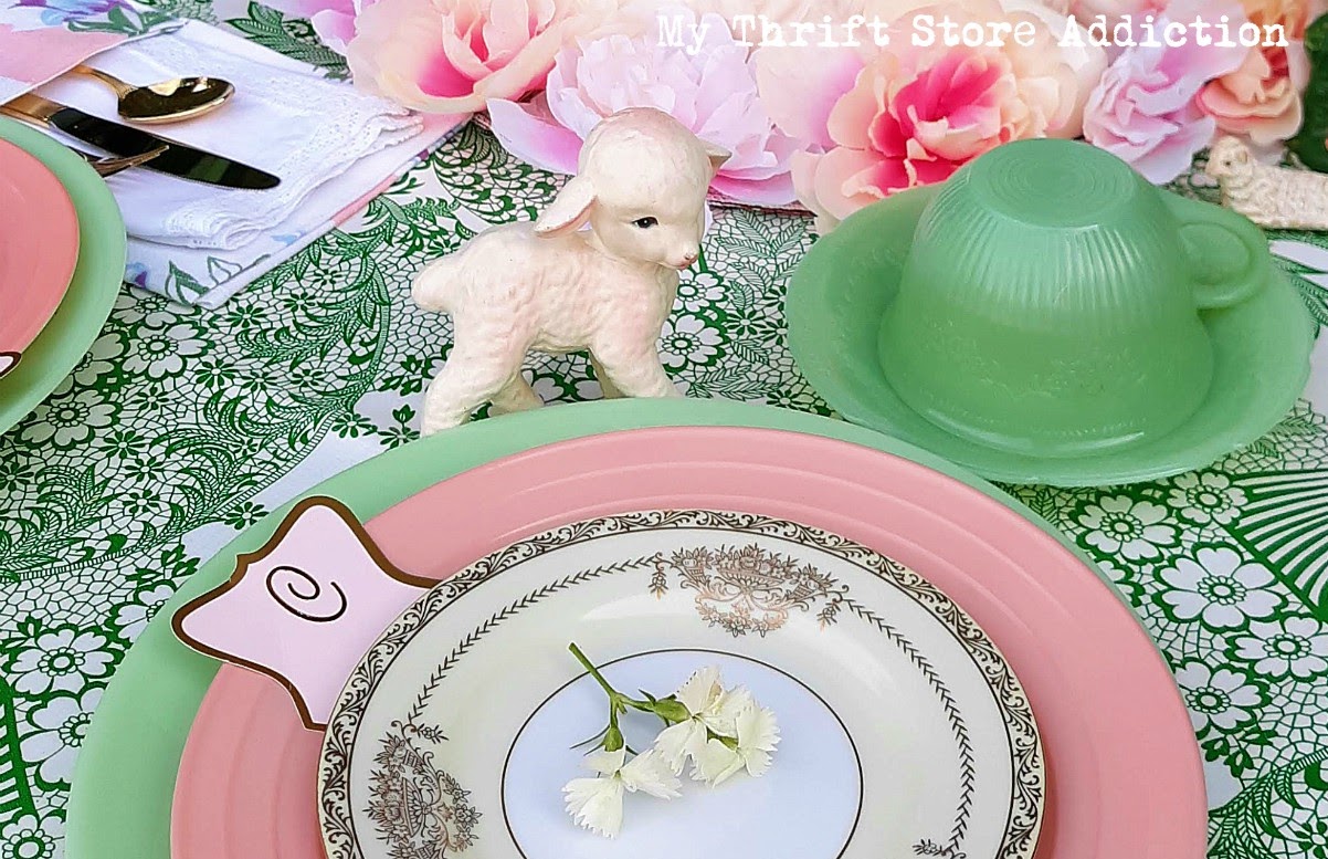 Good Shepherd spring tablescape