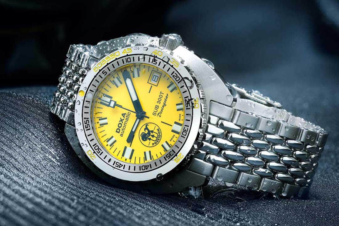 DOXA SUB 300T Divingstar "Poseidon Edition" Time and Watches