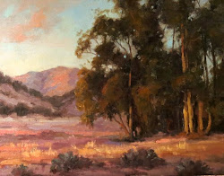 eucalyptus trees painting paintings sunset wambsgans laura