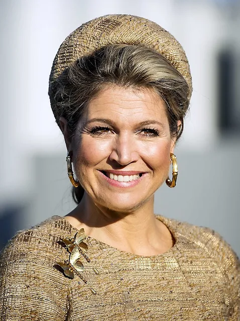 Queen Maxima of The Netherlands opens the Lustrum Beursvloer